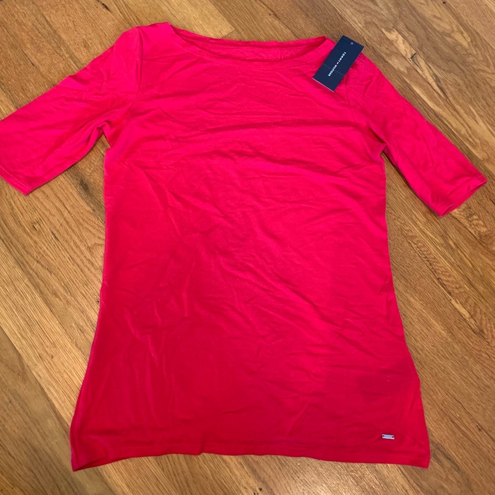 Red Tommy Hilfiger top
